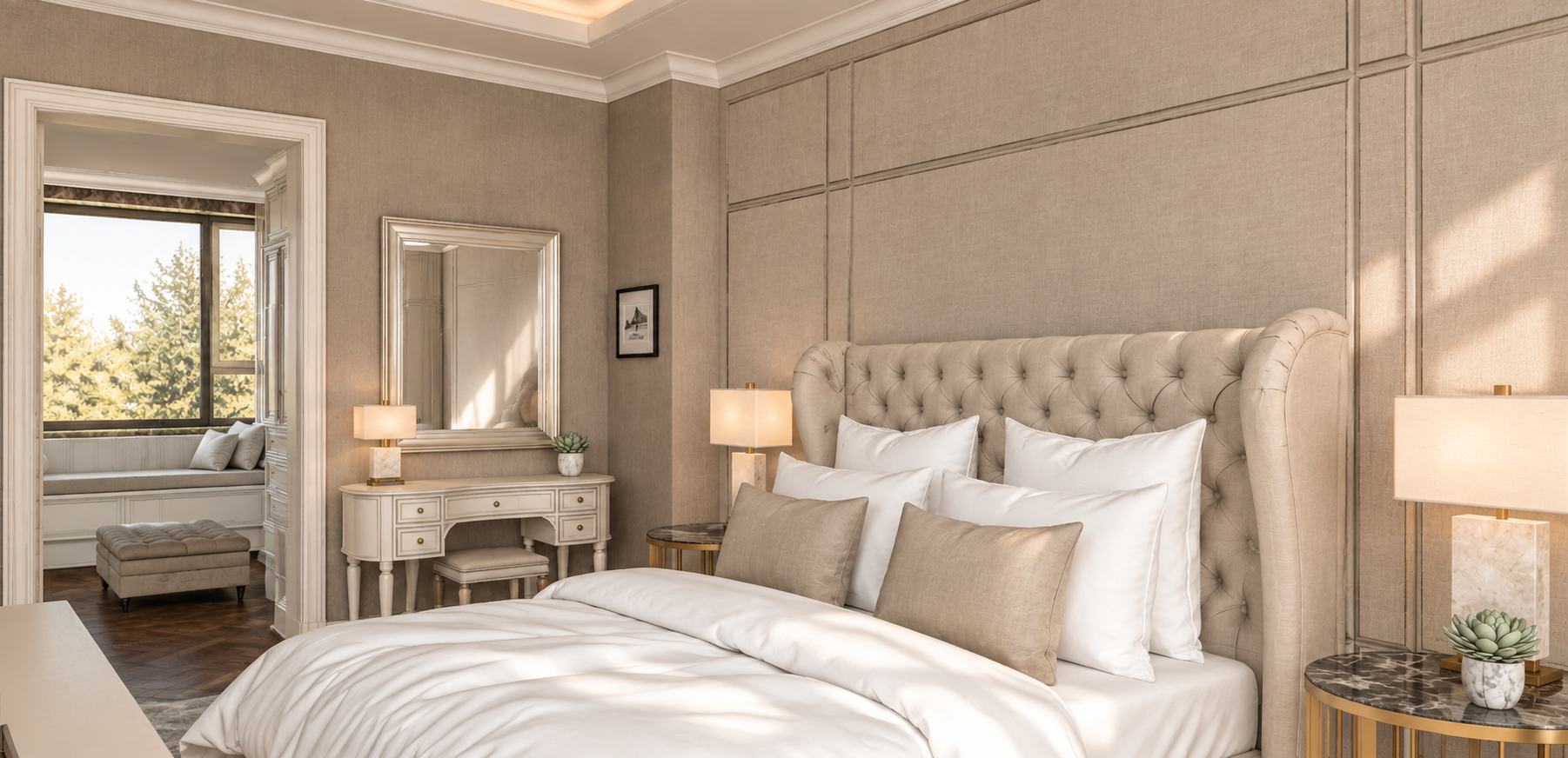 Thảo Điền Suites — Bedroom details